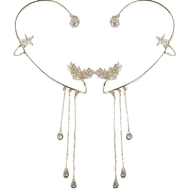 LumiStar | Shimmering Tassel Earrings