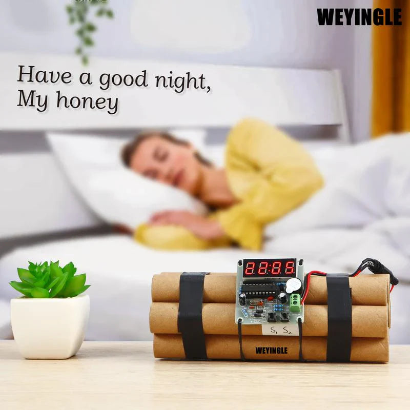 BlastTime – Dynamite Shaped Novelty Clock