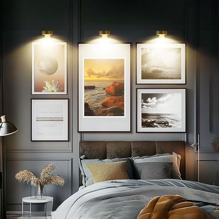 Magnetic LED Picture Light – Dimmable & Rechargeable