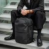 Travel backpack with vacuum pump