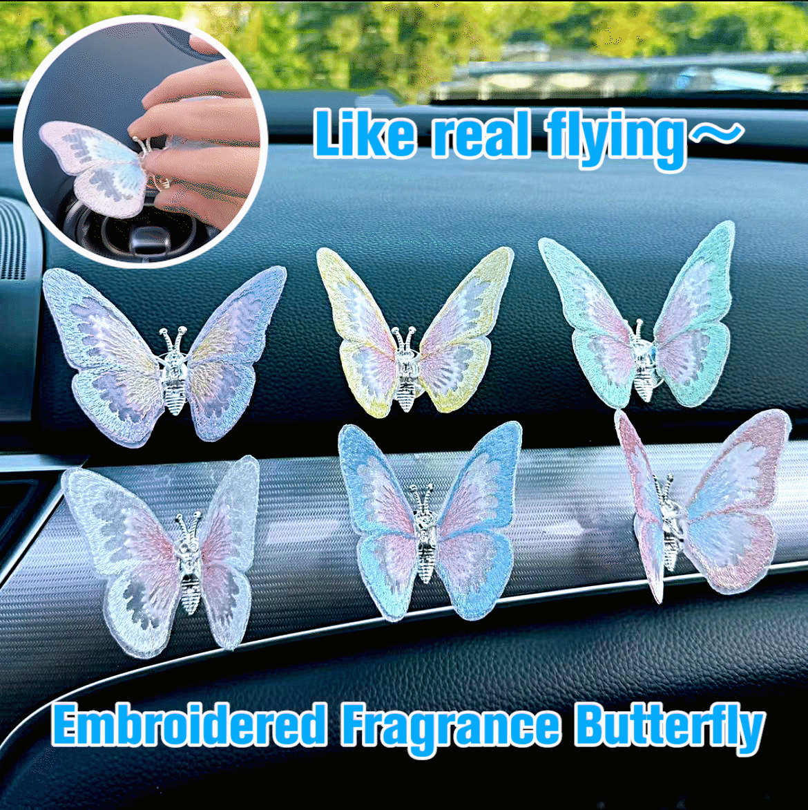 Fragrant Butterfly Decoration Accent (SET OF 6)
