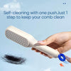 Self-Cleaning Anti-Static Massage Hair Brush