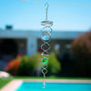 CrystalTwister™ | Metal Crystal Spiral Wind Chime