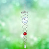 CrystalTwister™ | Metal Crystal Spiral Wind Chime
