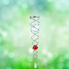 CrystalTwister™ | Metal Crystal Spiral Wind Chime