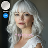 Eterna™ | Effortless Natural Look with Customizable Fit Clip-On Bangs