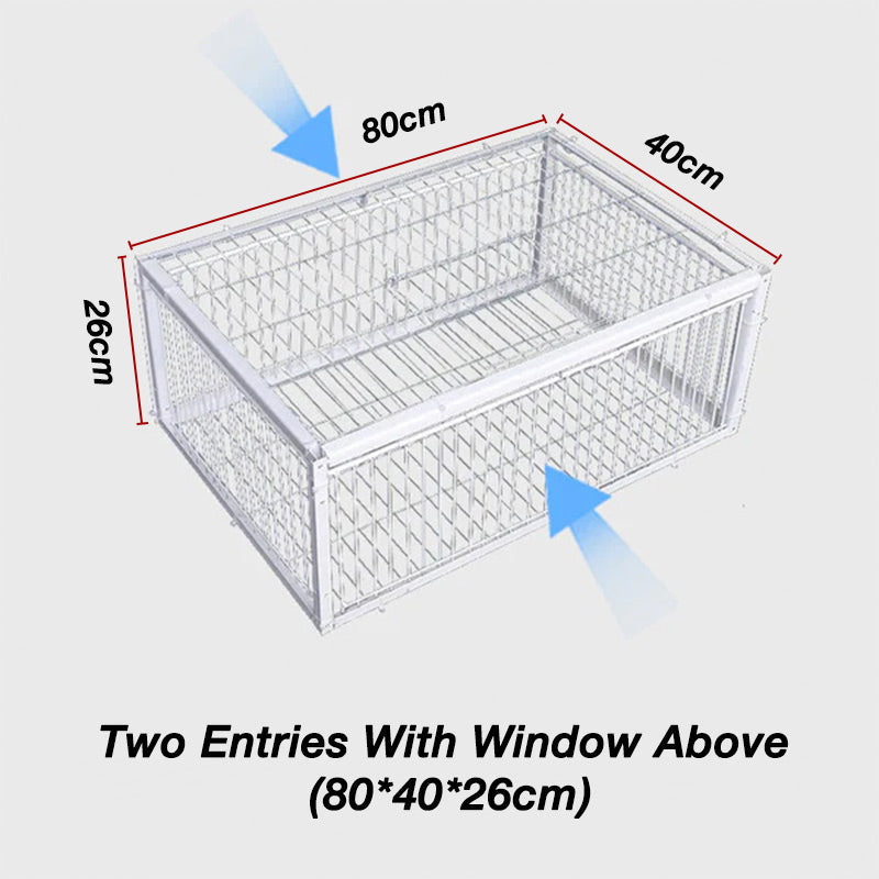 TrapPro™ |  Large Portable One Way Bird Cage