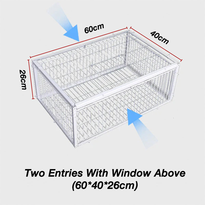 TrapPro™ |  Large Portable One Way Bird Cage