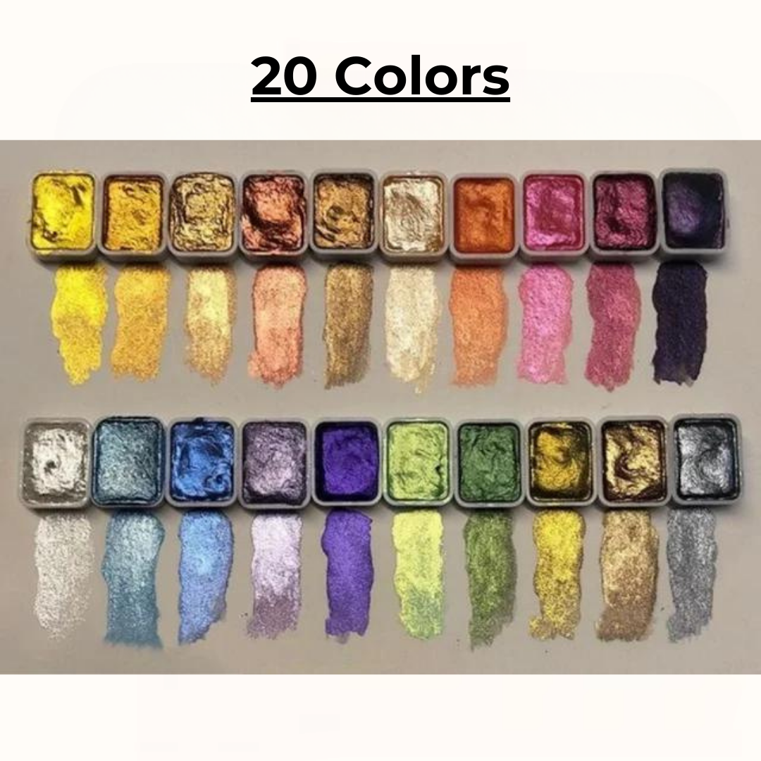 GlowMax™ Watercolor Paint Set I Last Day 50% OFF🔥