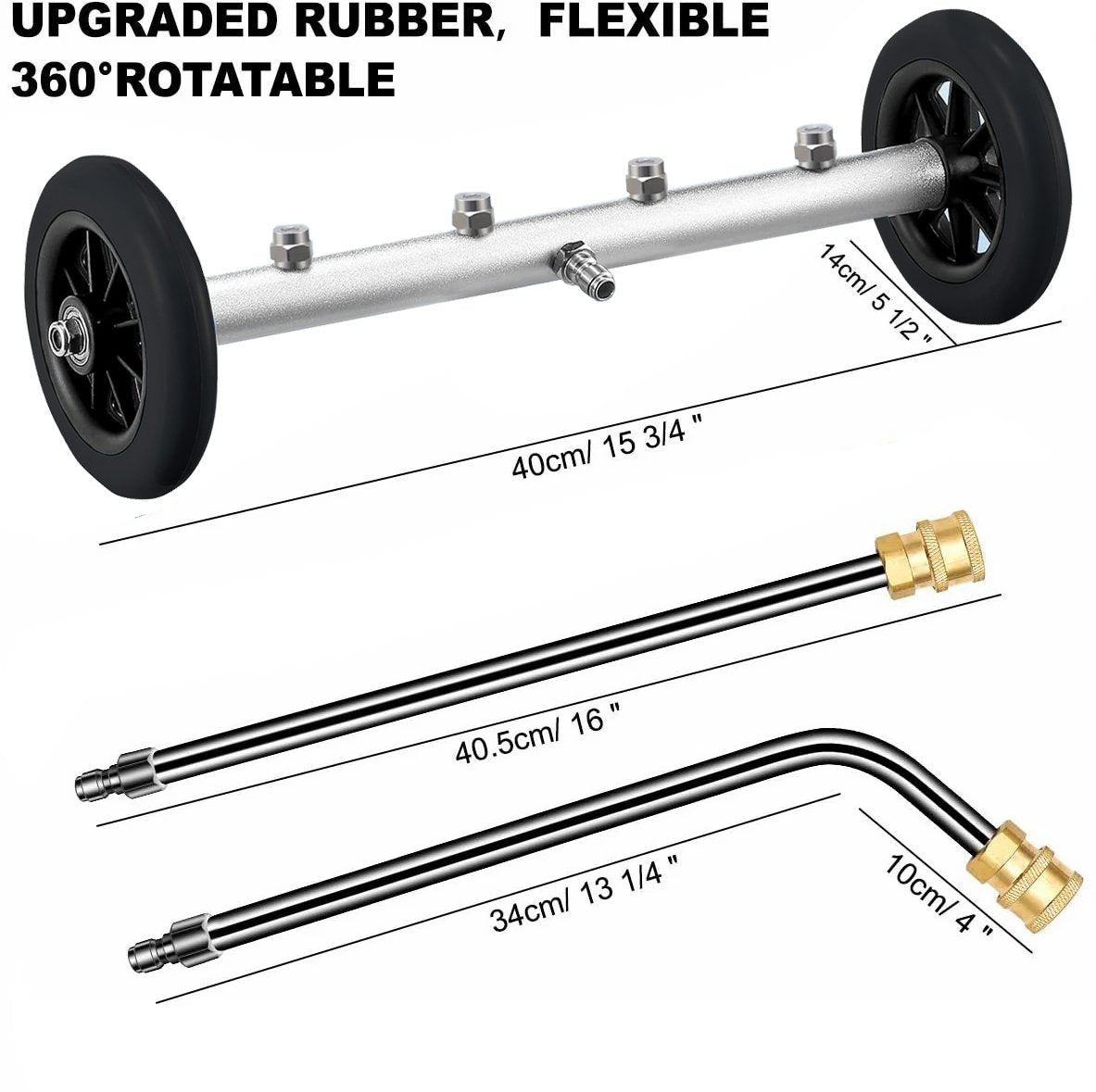 AquaFlex™ | Pressure Washer Undercarriage Tool