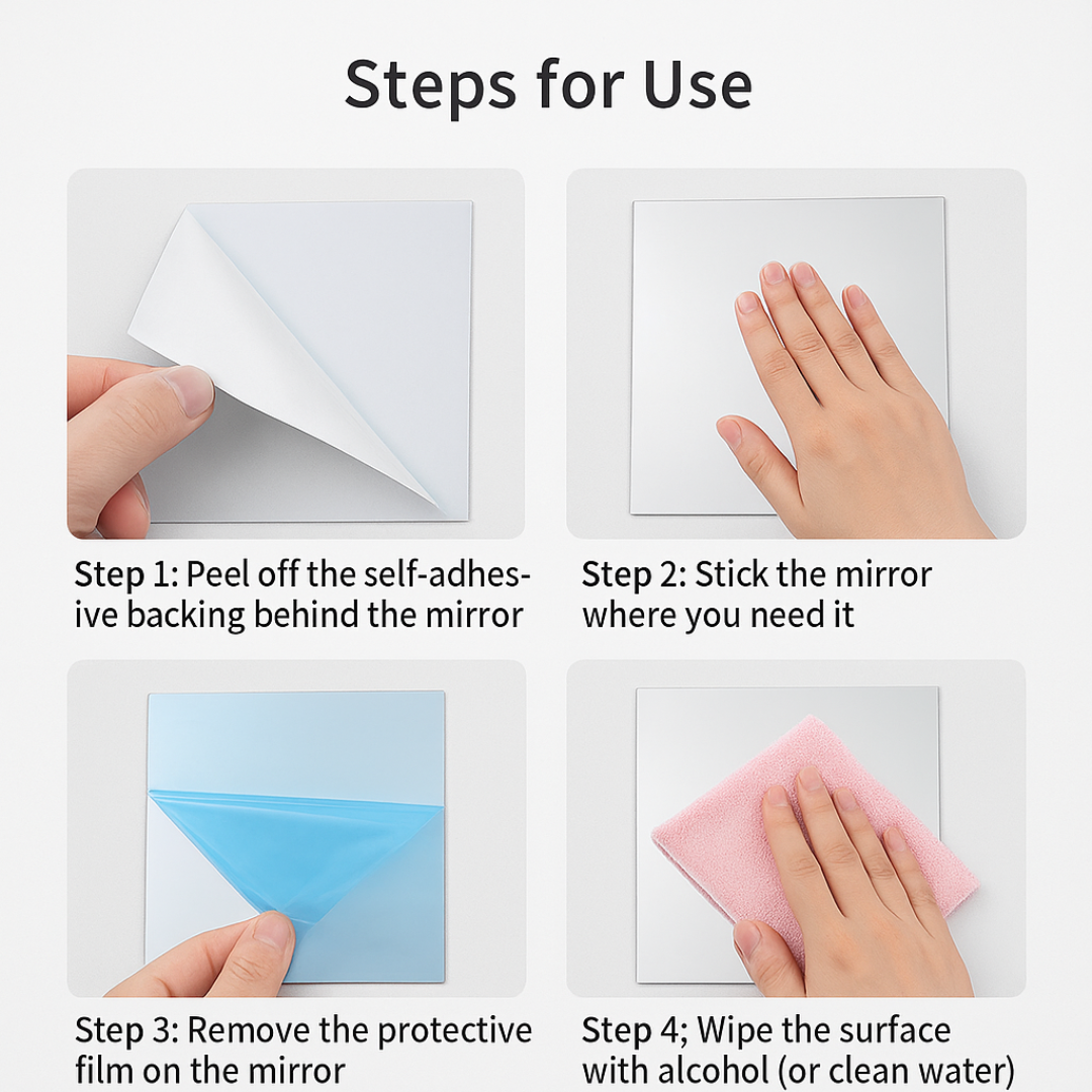Ultra flexible German mirrors