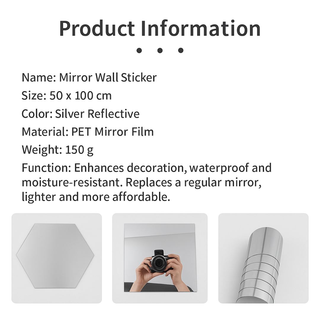 Ultra flexible German mirrors