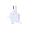 Compact and Stylish Universal Power Strip