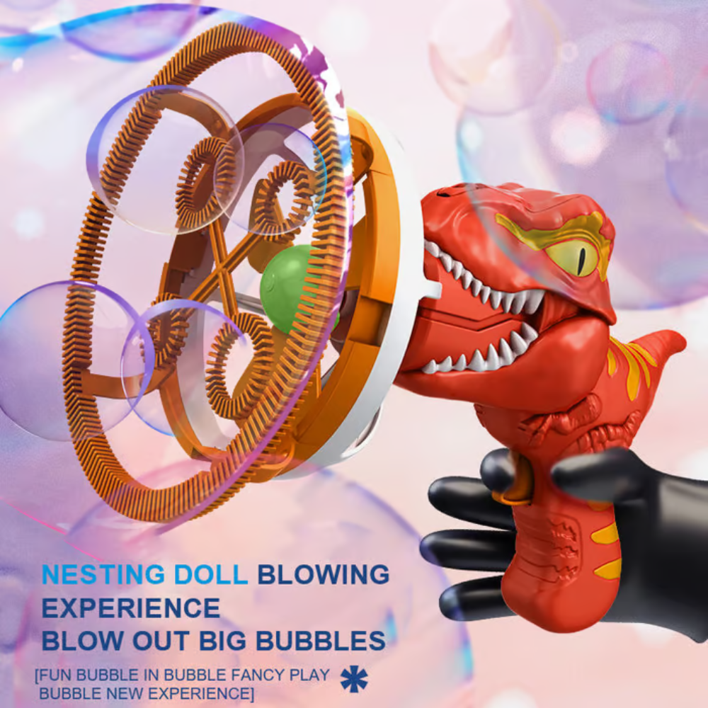 MiniDino™ | Portable Dinosaur Bubble Blaster