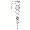 CrystalTwister™ | Metal Crystal Spiral Wind Chime