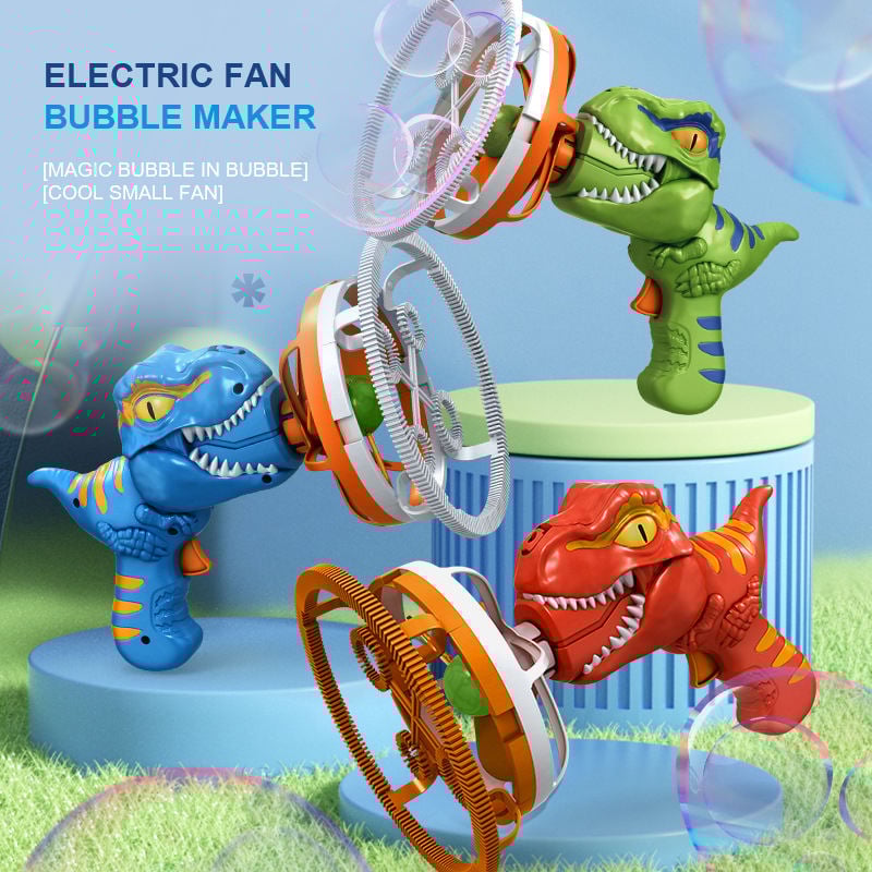 MiniDino™ | Portable Dinosaur Bubble Blaster