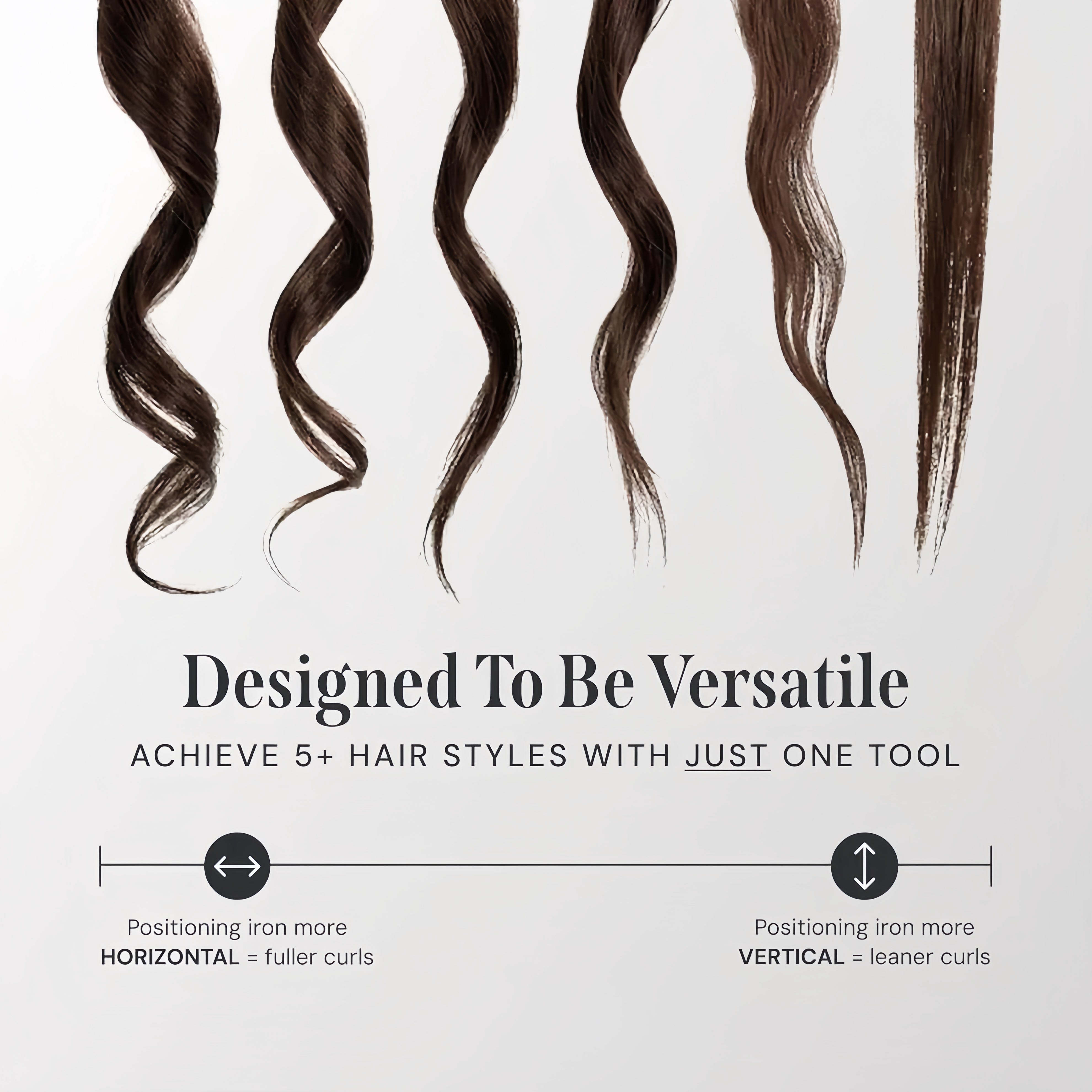 Valcero™ 2-in-1 Straightener & Curler