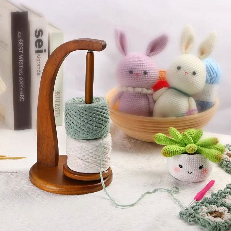SpinStitch™ | Portable Rotating Yarn Stand