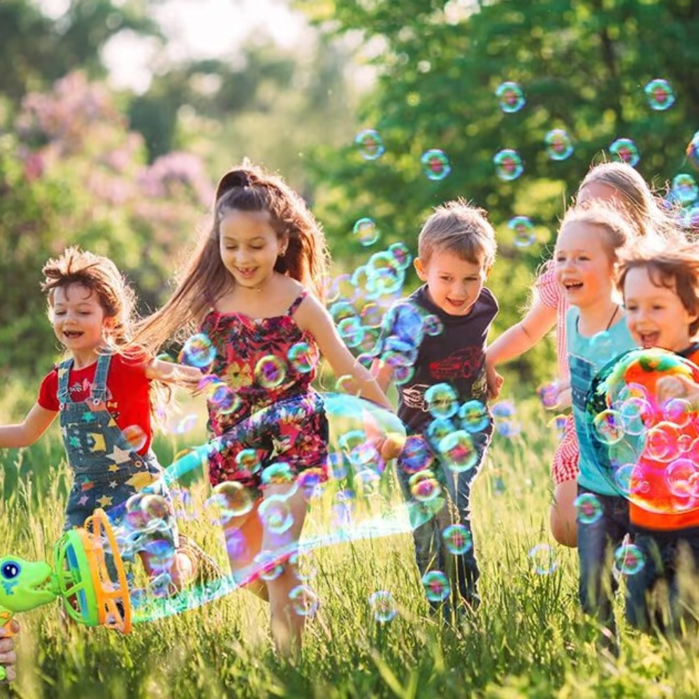 MiniDino™ | Portable Dinosaur Bubble Blaster