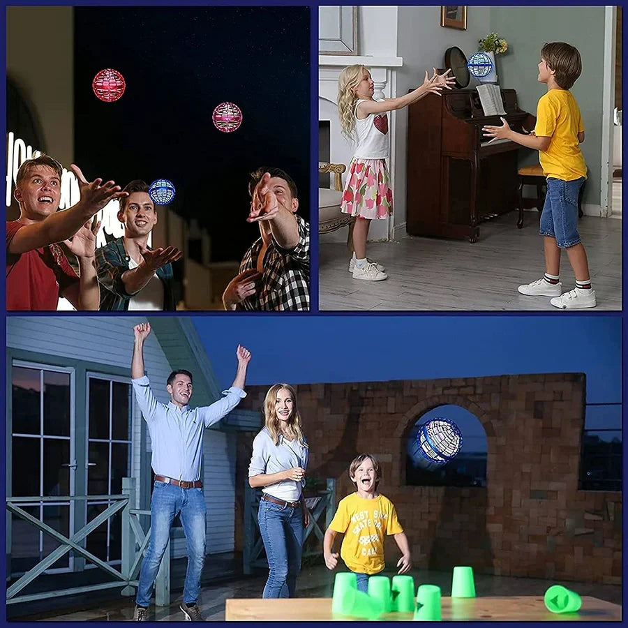 GlowFlyer™ | Light-Up Flying Ball for Interactive Fun