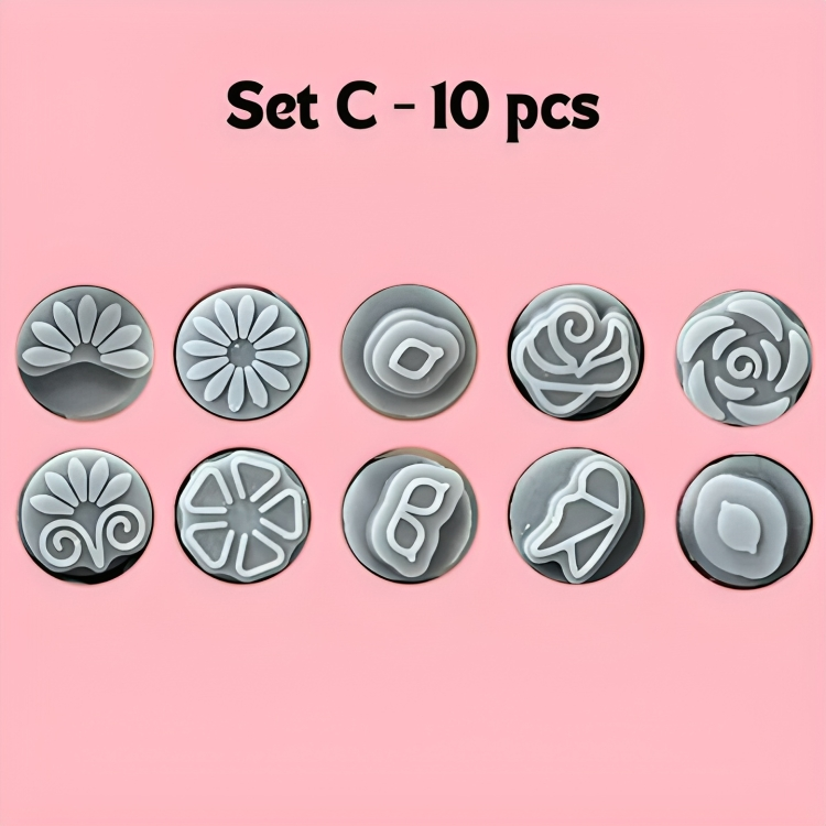 DesignPress™ Quick Nail Design Stamping 5+5 (10 pieces)