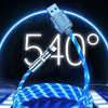 GlowLink™ - 540° Rotating Fast Charging Cable with Lights