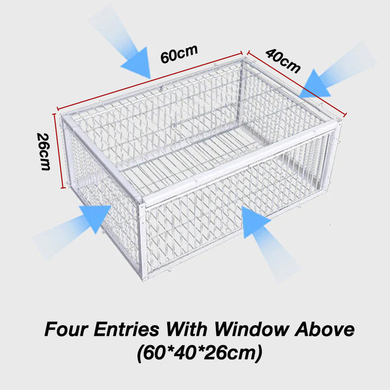 TrapPro™ |  Large Portable One Way Bird Cage