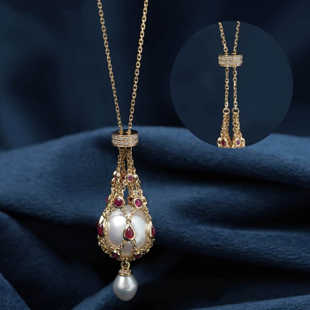 New Pearl and Gemstone Pendants