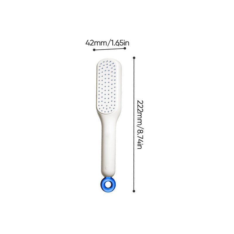Self-Cleaning Anti-Static Massage Hair Brush