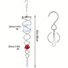 CrystalTwister™ | Metal Crystal Spiral Wind Chime
