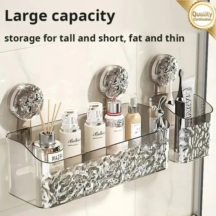StickShelf™ | Drill-Free Wall Shelf for Bathroom