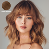 Eterna™ | Effortless Natural Look with Customizable Fit Clip-On Bangs
