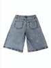 Light Blue Denim Sparkling Shorts