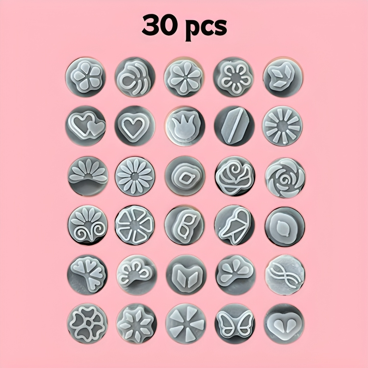 DesignPress™ Quick Nail Design Stamping 5+5 (10 pieces)