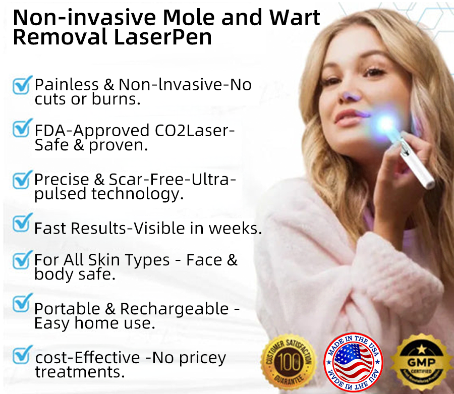 Bikenda™ | Non-Invasive Mole and Wart Removal Laser Pen Promax