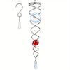 CrystalTwister™ | Metal Crystal Spiral Wind Chime