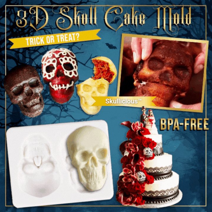 Skullicious™ – 3D Skull Cake Mold