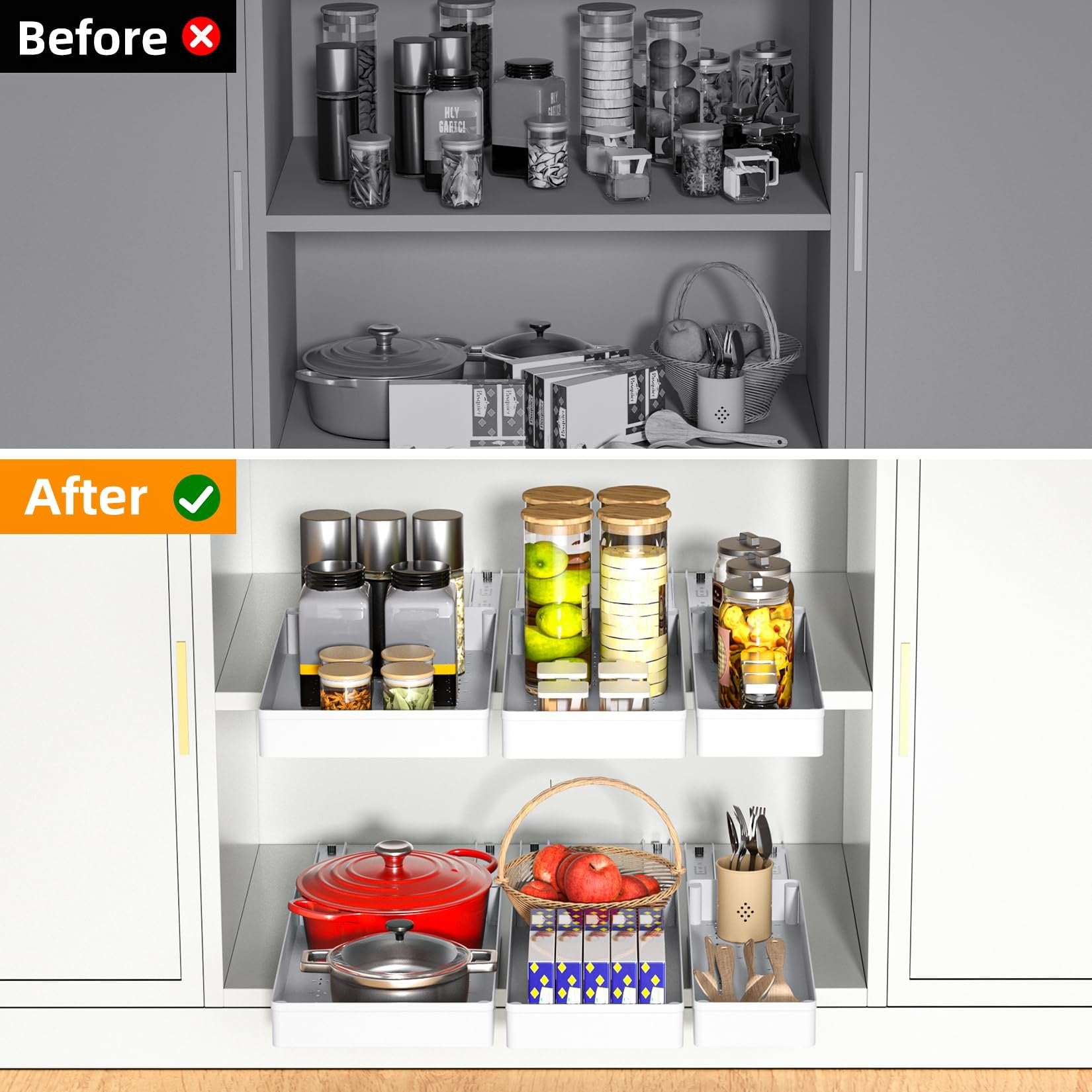 Pull-Out Cabinet Organizer