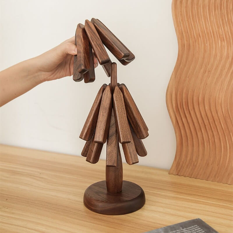 WalnutBloom™ | Artistic Tree Table Mat