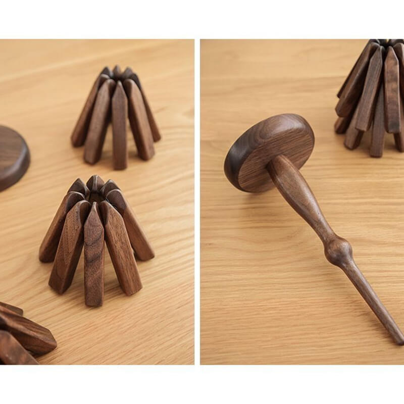 WalnutBloom™ | Artistic Tree Table Mat