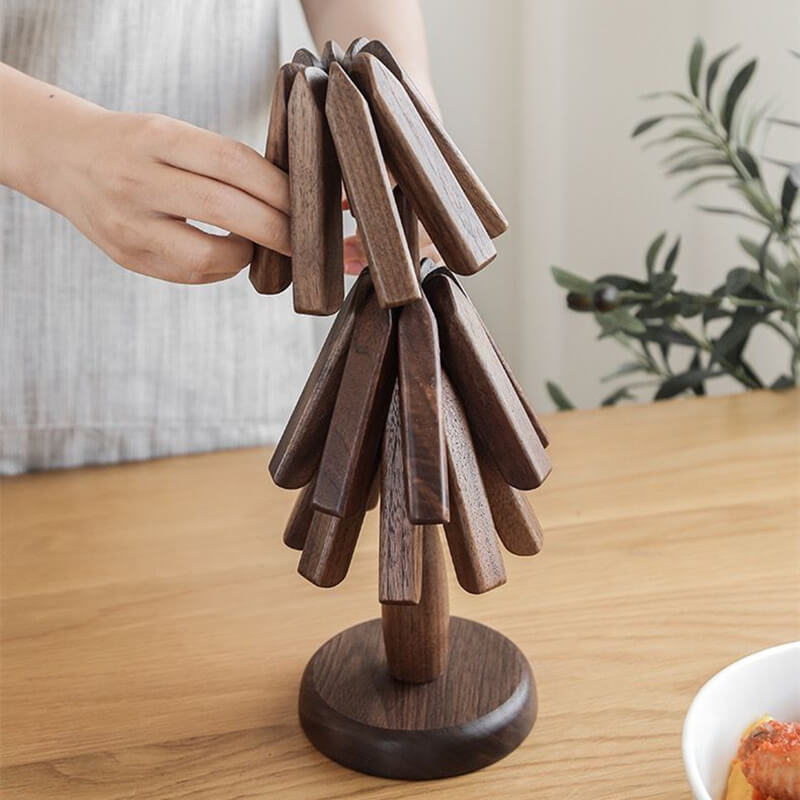 WalnutBloom™ | Artistic Tree Table Mat