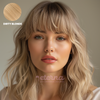 Eterna™ | Effortless Natural Look with Customizable Fit Clip-On Bangs