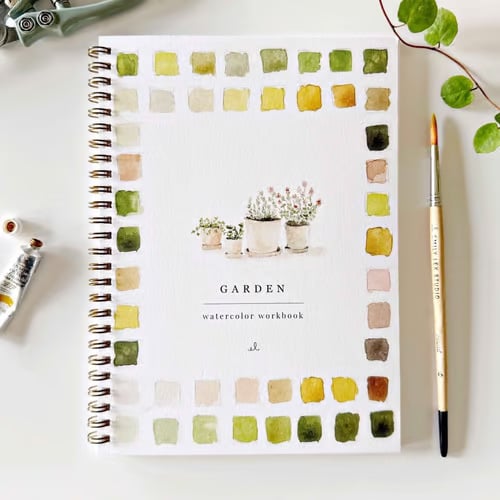 AquaBliss™ - Beginner Watercolor Learning Book