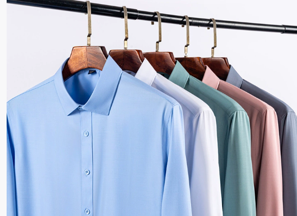 Men's Wrinkle-Free Button-Down Shirt