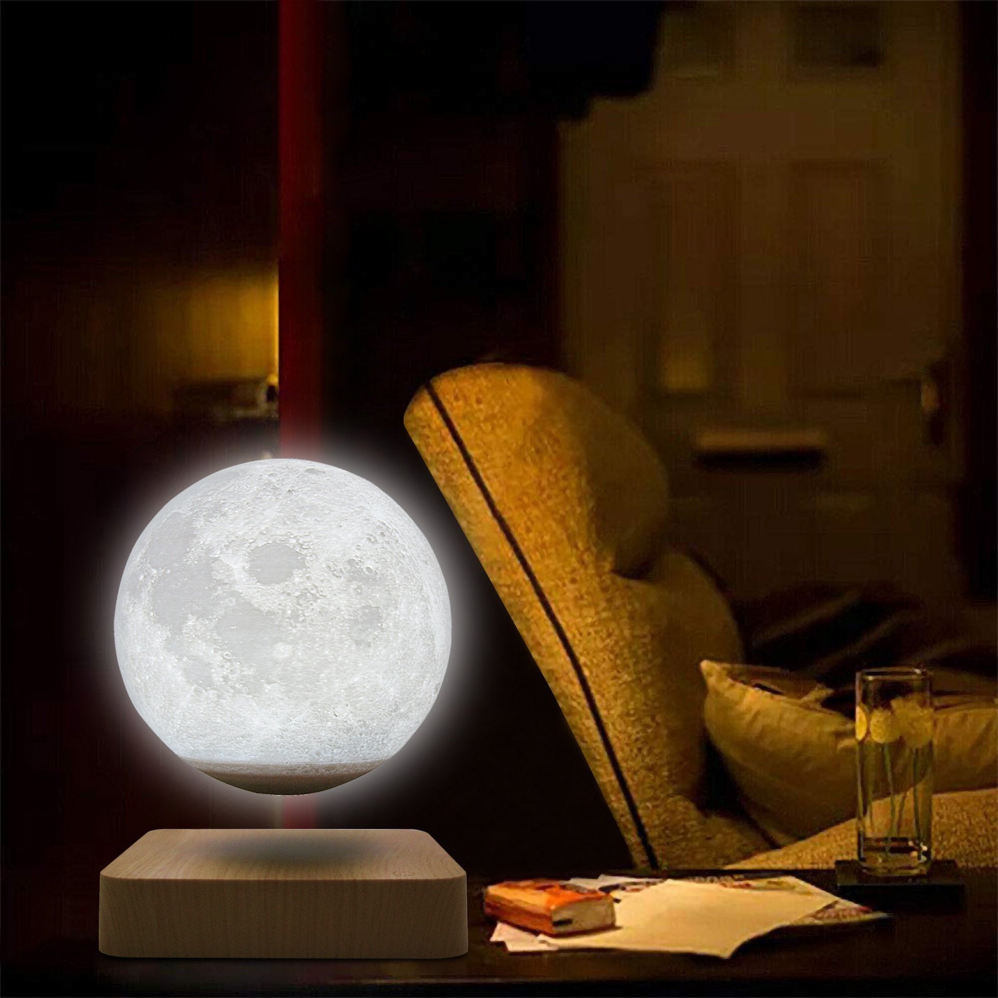 LunaFloat™ – Levitating Moon Lamp