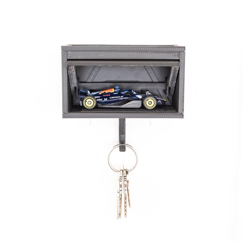 🚗🔑Industrial Wall-Mounted Key Holder