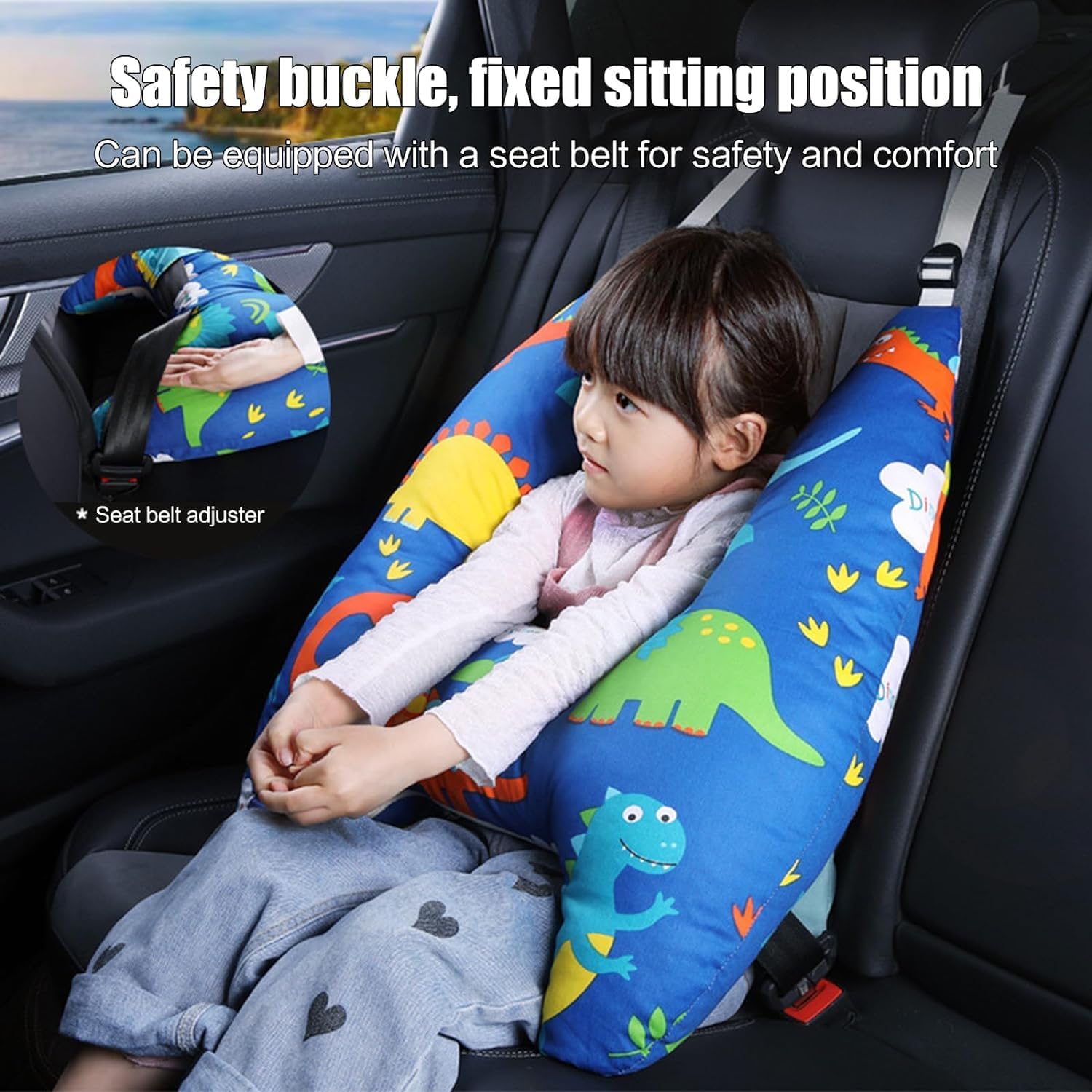 ComfyKid™ Travel Pillow – Safe & Supportive Rest
