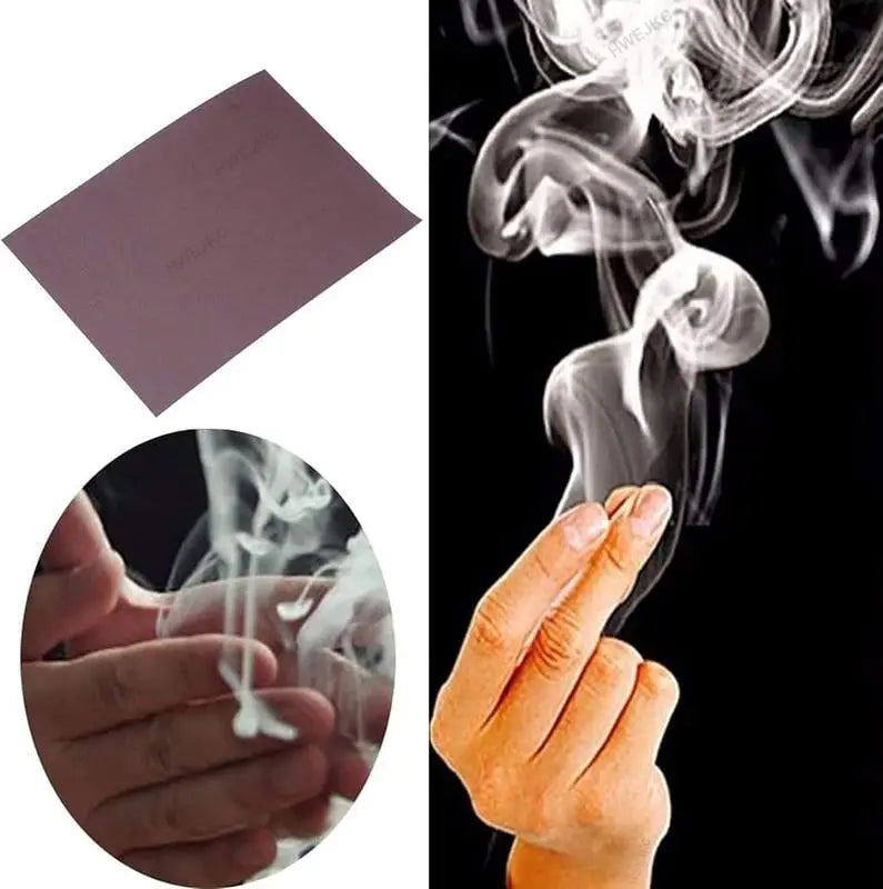 Magic Smoke Paper — Astonishment and Magic at the Push of a Button (5 Pieces)