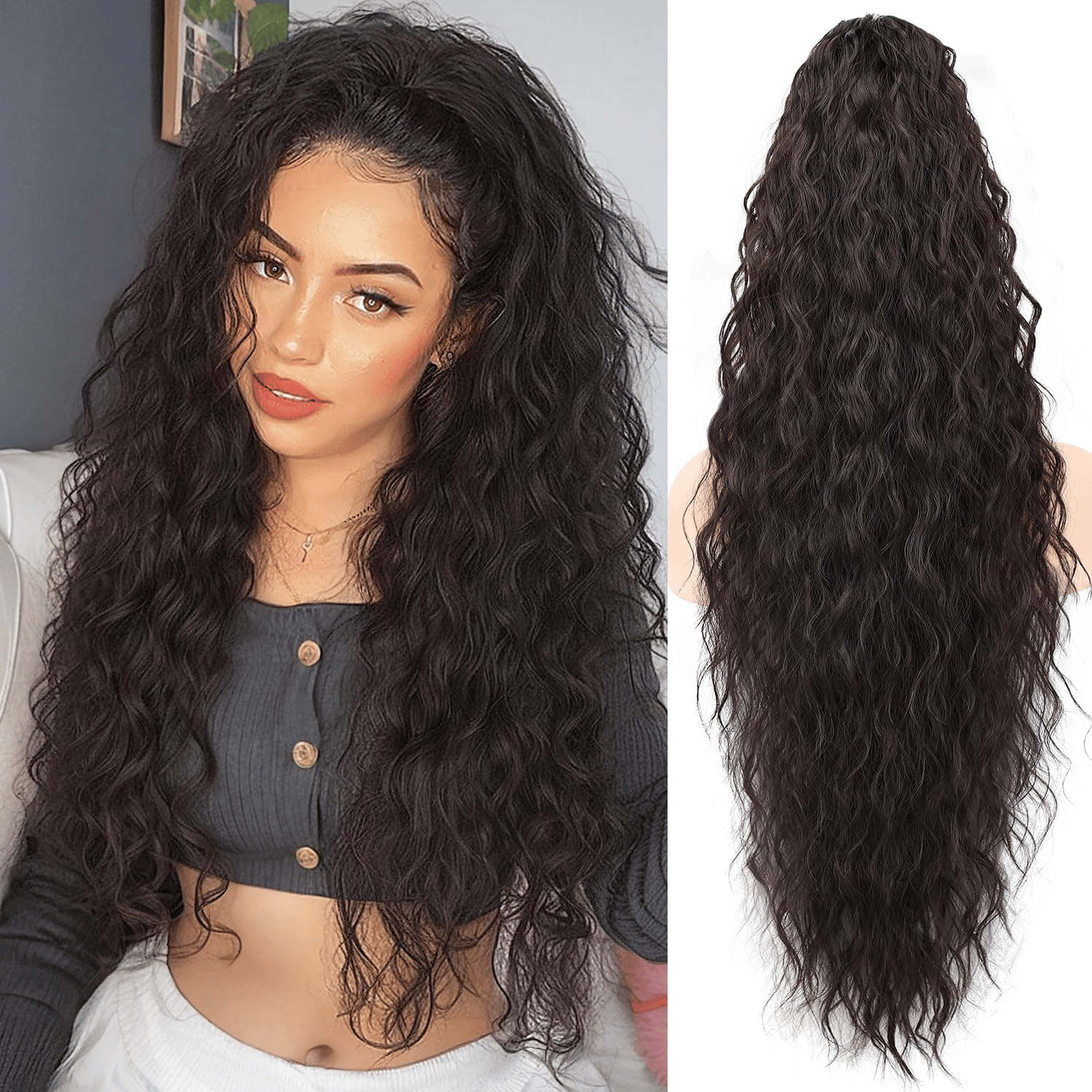 SilkiPony – Natural Hair Ponytail Extension