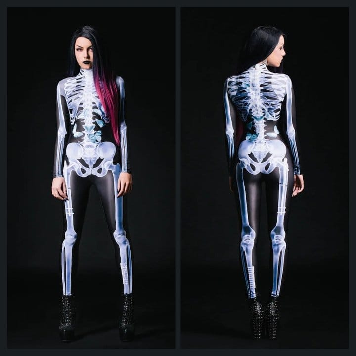 SKELETON FULL BODYSUIT